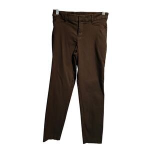 AB Studio Black Crop Pants Stretchy Comfy Work Office Casual Size 2 Classic